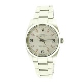 Rolex Air-King Stainless Steel Smooth bezel Pink hour dial 34mm Watch